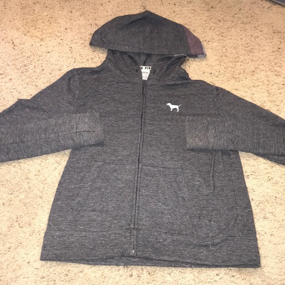 VS PINK grey “perfect” hoodie - Picture 2 of 4
